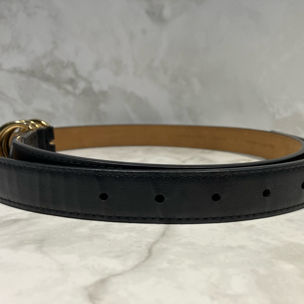Anne Klein Black and Gold Belt Timeless Accessory - Picture 6 of 7